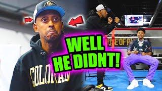 WOW! Gillie Tells Shakur Stevenson TO HIS FACE That CRAWFORD Didn't Really Fight Anybody (PRE-ERROL)