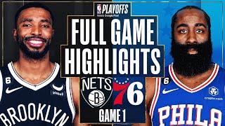 #6 NETS at #3 76ERS | FULL GAME 1 HIGHLIGHTS | April 15, 2023