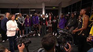 VP Kamala Harris addressed Mercury-Sparks ahead of Brittney Griner's return | WNBA on ESPN