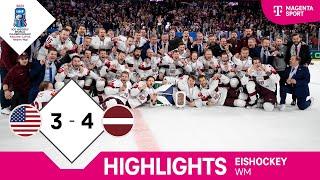 USA - Lettland | Highlights IIHF Eishockey-WM 2023
