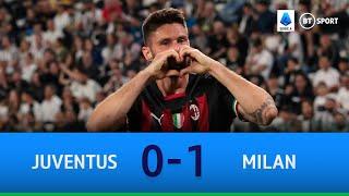 Juventus vs Milan (0-1) | Giroud header seals the win for the Rossoneri | Serie A Highlights