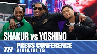 TELL HIM I'M NOT NAKATANI! | Best Soundbites & Funny Moments From Shakur vs Yoshino Press Conference