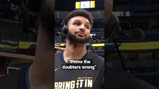 "Prove the doubters wrong" - Jamal Murray Following His IMPRESSIVE Game 1 Performance!  | #shorts