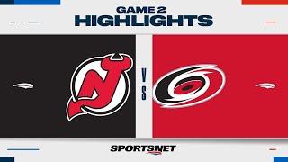 NHL Game 2 Highlights | Devils vs. Hurricanes - May 5, 2023