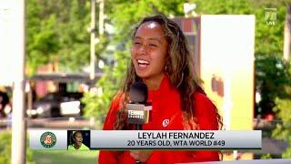 Leylah Fernandez Reflects On Positive Mindset; Roland Garros 1R Win