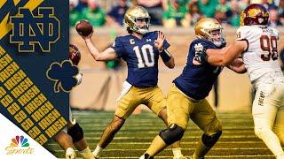 Every Sam Hartman attempt from Notre Dame's Week 3 win vs. Central Michigan | NBC Sports