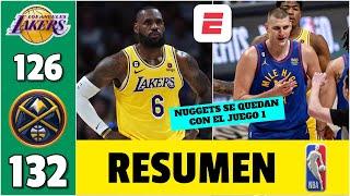 DE INFARTO LeBron James FALLÓ AL FINAL y Lakers perdieron vs Nuggets. TRIPLE DOBLE de JOKIC | NBA