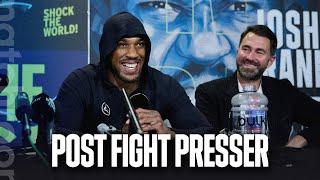 LIVE: Anthony Joshua Post Fight Press Conference (After Franklin Win)