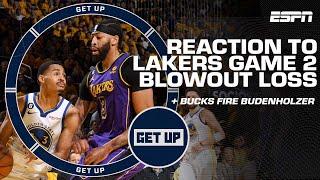 Reaction to the Lakers Game 2 blowout loss & the Bucks firing Mike Budenholzer | Get Up