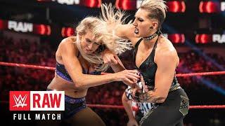 FULL MATCH — Charlotte Flair vs. Rhea Ripley — Raw Women's Championship Match: Raw, July 19, 2021