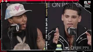 "AND THE MOLE IS IN YOUR CAMP" - TANK DAVIS AND RYAN GARCIA SHARE A HEATED EXCHANGE AT FINAL PRESSER