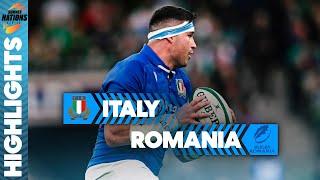 Italy 57-7 Romania | Gli Azzurri Cruise To A Strong Victory | Summer Nations Series Highlights