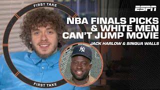 Jack Harlow & Sinqua Walls NBA Finals picks  + talk starring in 'White Men Can't Jump' | First Take