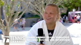 Diana Shnaider; Top-100 WTA Player Playing College Tennis | 2023 Charleston Second Round