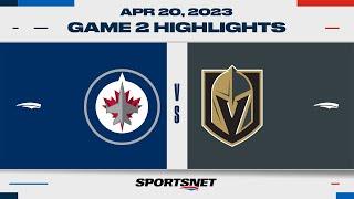 NHL Highlights | Jets vs. Golden Knights - April 21, 2023