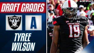 Raiders PICK POWER Edge Rusher Tyree Wilson With The 7th Overall Pick I CBS Sports