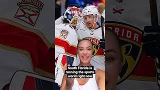 The Florida Panthers and Miami Heat have made South Florida the center of the sports world #shorts