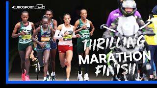 Thrilling Finish! Sifan Hassan Wins London Marathon Women's Race | Eurosport