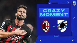 Giroud scores a brace in 6 minutes | Crazy Moment | Milan-Sampdoria | Serie A 2022/23