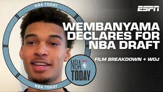 Victor Wembanyama declares for 2023 NBA draft + Woj's latest on Nick Nurse, Ja Morant | NBA Today