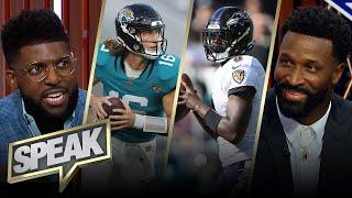 Ravens, Jaguars & Eagles highlight Acho’s NFL locks of Week 1 | NFL | SPEAK