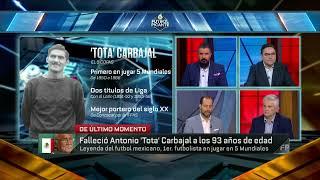 ÚLTIMO MOMENTO. Falleció Antonio "La Tota" Carbajal. Primero en jugar 5 mundiales | Futbol Picante