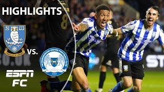 GREATEST COMEBACK IN EFL HISTORY  Sheffield Wednesday stuns Peterborough United with 2nd leg rally