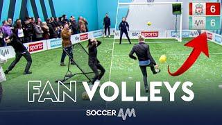 Liverpool fans take on DRAMATIC Volley Challenge! | Soccer AM Versus