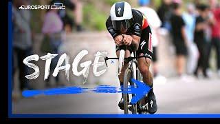 2023 Giro D'Italia Stage 1 Final Minutes! | Riders Face Tricky Time Trial | Eurosport