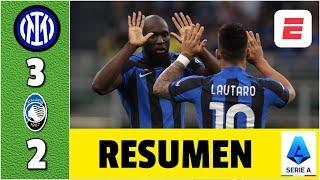 INTER aseguró su puesto en la Champions League. Lukaku y Lautaro, GOLEADORES vs Atalanta | Serie A
