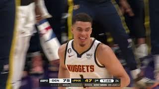 The Nuggets take a 30-PT lead over Suns with two MIRACULOUS buckets