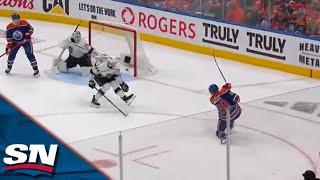 Oilers' Draisaitl Rockets Home The One-Timer From McDavid For Quick 2-0 Lead