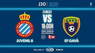 #EspanyolMEDIA | ️ RCDE Juvenil B  EF Gavà | J30 | Lliga Nacional