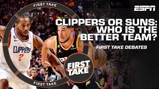 Clippers or Suns: Who is the better team? First Take debates