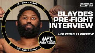 Curtis Blaydes speaks about how he’s improved his striking ahead of Pavlovich fight | UFC Live