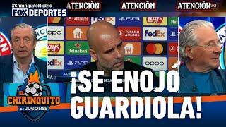 Monumental enojo de Pep Guardiola en la sala de prensa: El Chiringuito