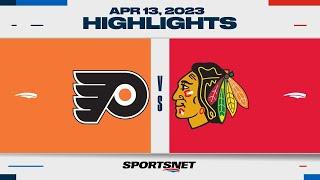 NHL Highlights | Flyers vs. Blackhawks - April 13, 2023