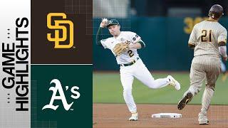 Padres vs. A's Game Highlights (9/15/23) | MLB Highlights