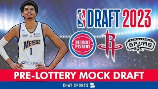 2023 NBA Mock Draft - Pre NBA Draft Lottery Edition: Round 1 Projections Ft. Victor Wembenyama