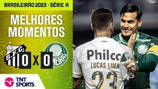 CLÁSSICO DA SAUDADE TEVE MUITA DISPUTA E NENHUM GOL! | Santos 0x0 Palmeiras - Brasileirão 2023