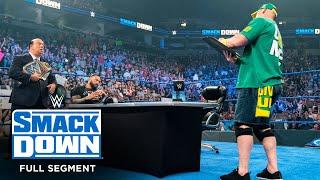 FULL SEGMENT — John Cena signs contract to face Roman Reigns at SummerSlam: SmackDown, July 30, 2021