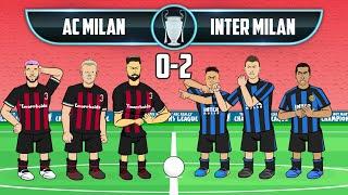 AC Milan vs Inter Milan 0-2 (Champions League Semi-Final Goals Highlights)