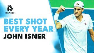 John Isner: Best ATP Shot Every Year | 2007-2023