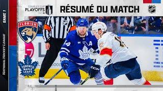 Faits saillants, match no 1 Maple Leafs vs Panthers