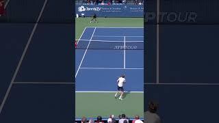 Jaw-Dropping Monfils Defence vs Rublev