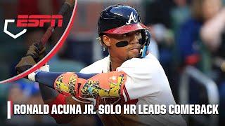 Ronald Acuna Jr. blasts 442-foot home run to lead off Braves' comeback W | MLB on ESPN
