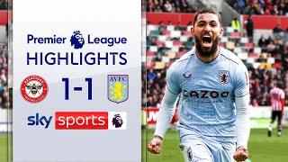 Luiz strikes LATE to snatch draw at Bees! ️ | Brentford 1-1 Aston Villa | PL Highlights