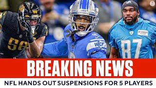 NFL Suspends 5 Players For Violating League Gambling Policy Including Jameson Williams I CBS Sports