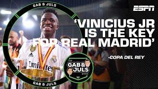 'Vinicius is almost IMPOSSIBLE to stop' Real Madrid beat Osasuna to lift Copa del Rey | ESPN FC