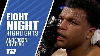 Jared Anderson Makes Arias Quit After Beating Him for  3 Straight Rounds | FIGHT HIGHLIGHTS